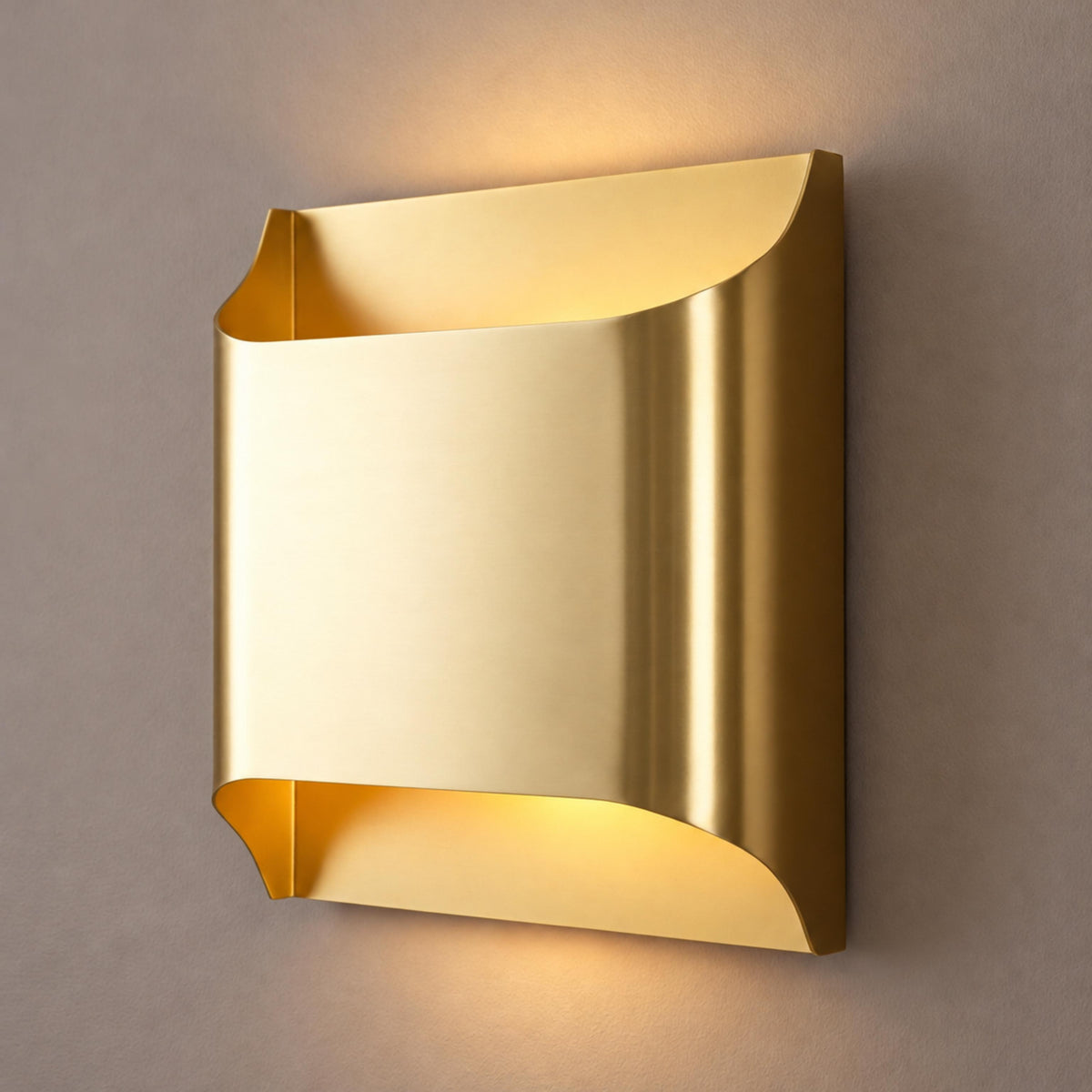 Modern Brass Wall Light Wall Mounted Metal Fixture Adjustable Lighting