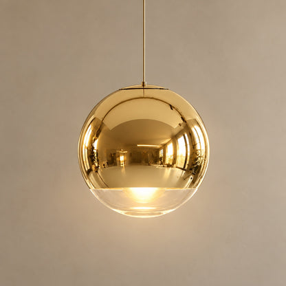 Modern Glass Pendant Light Adjustable Hanging Fixture LED Compatible for Kitchen Lighting