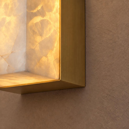 Modern Wall Light Wall Mounted Alabaster Glass LED Indoor Fixture for Elegant Illumination