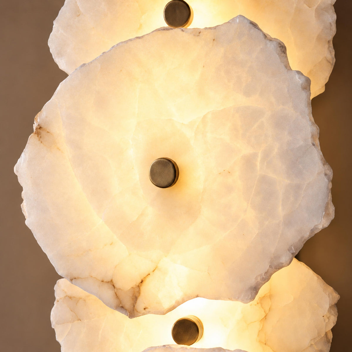 Modern Wall Light Wall Mounted Alabaster Shade Ambient Illumination Fixture