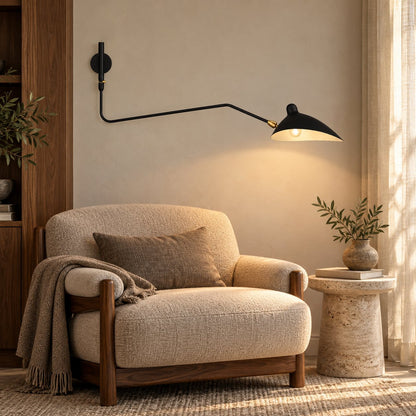 Modern Multi-Arm Wall Sconce Wall Mounted Metal Adjustable LED Wall Lighting Fixture