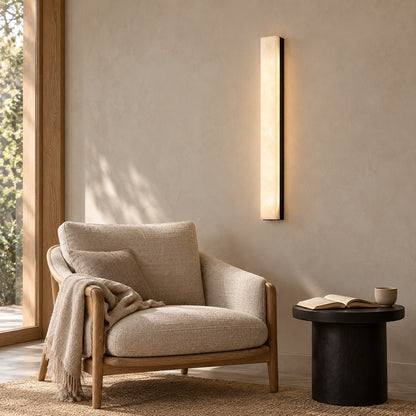 Modern Wall Light Wall Mounted Alabaster Glass LED Indoor Fixture for Elegant Illumination