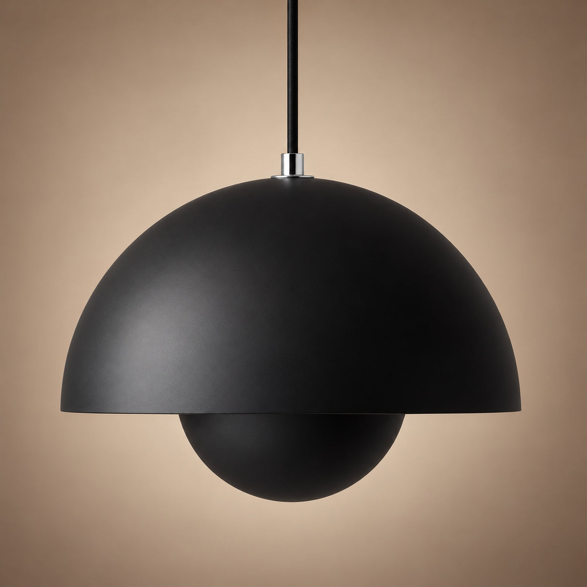 Modern Adjustable Black Pendant Light Hanging Metal LED for Kitchen and Home Lighting