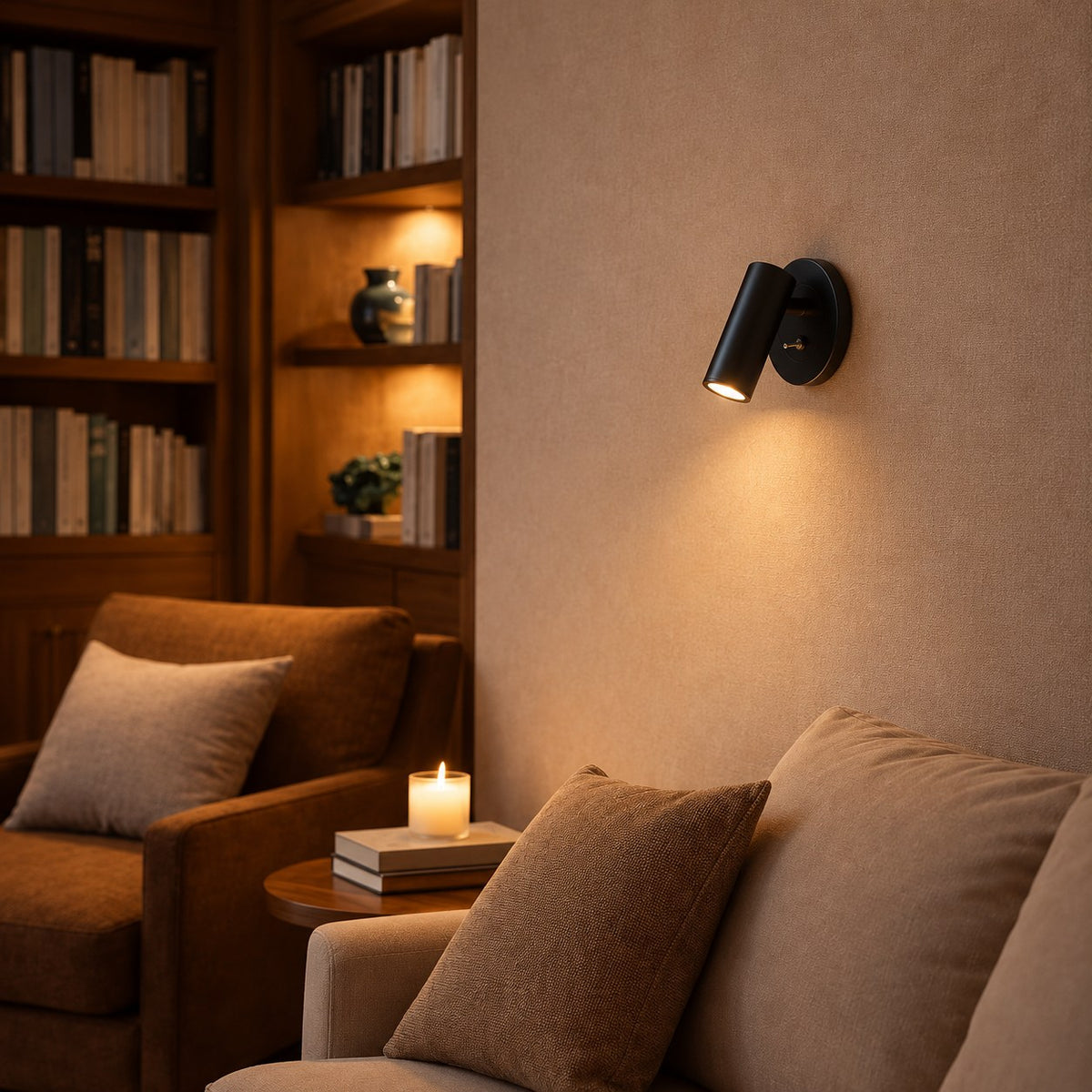 Modern Reading Wall Lamp Wall Mounted Metal Adjustable LED Light