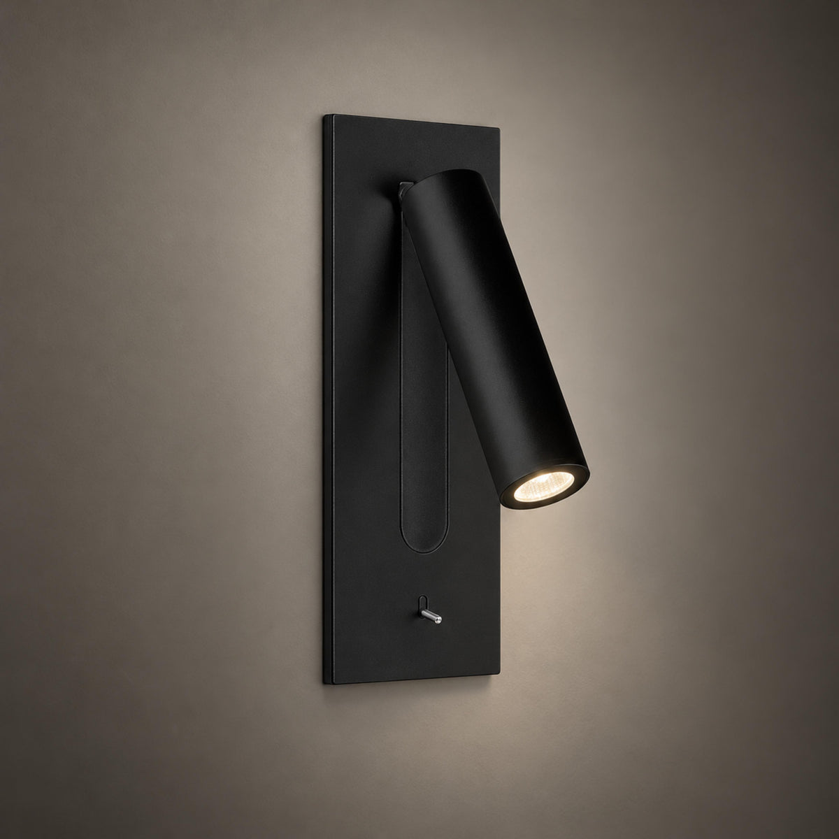 Modern Wall Mounted Bedside Lamp Metal Frame Adjustable LED Lighting for Bedroom Use