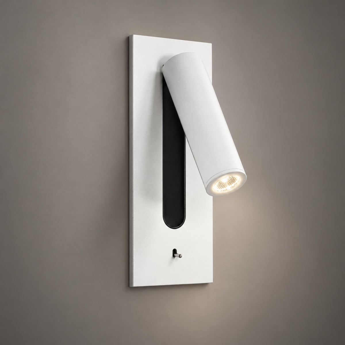 Modern Wall Mounted Bedside Lamp Metal Frame Adjustable LED Lighting for Bedroom Use
