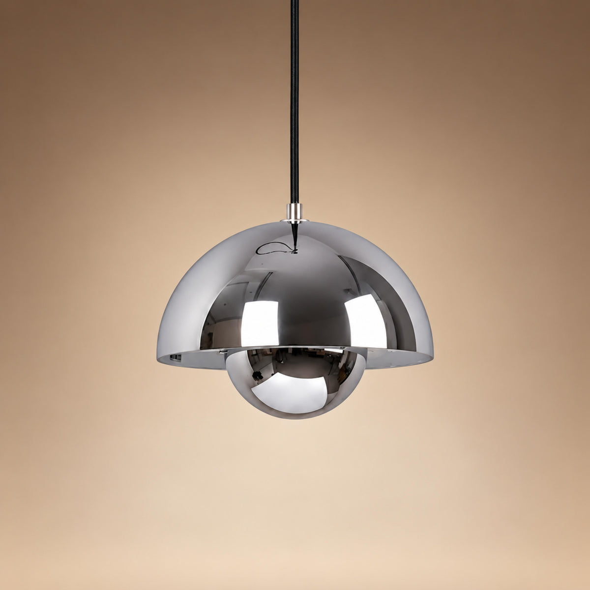 Modern Adjustable Black Pendant Light Hanging Metal LED for Kitchen and Home Lighting
