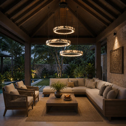 Modern Chandelier Pendant Light Adjustable Natural Marble Integrated LED Illumination 79