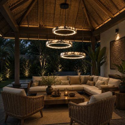 Modern Chandelier Pendant Light Adjustable Natural Marble Integrated LED Illumination 79