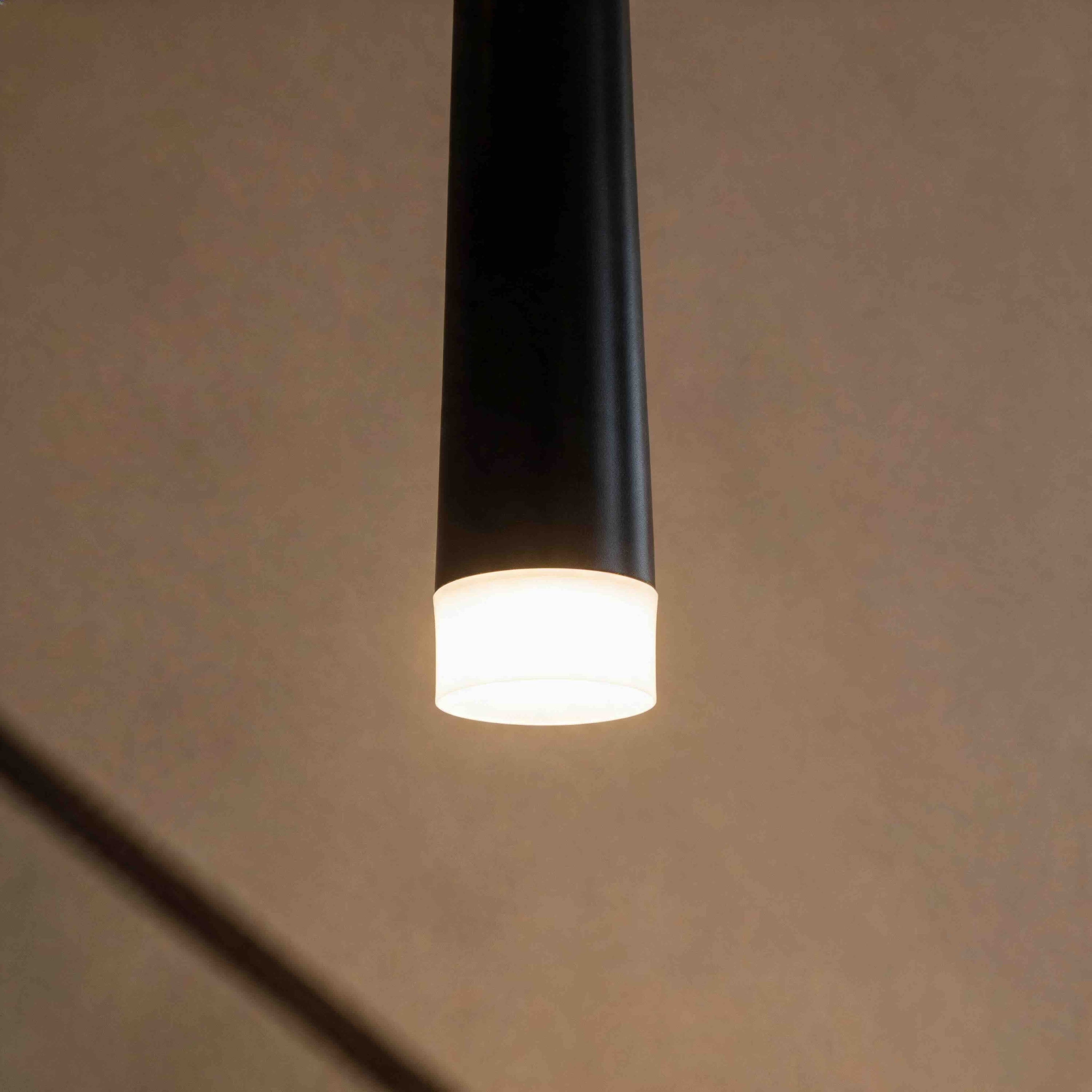 Modern Nordic Flush Mount Ceiling Light Adjustable Iron Acrylic Dimmable LED 6 Heads 18W 6
