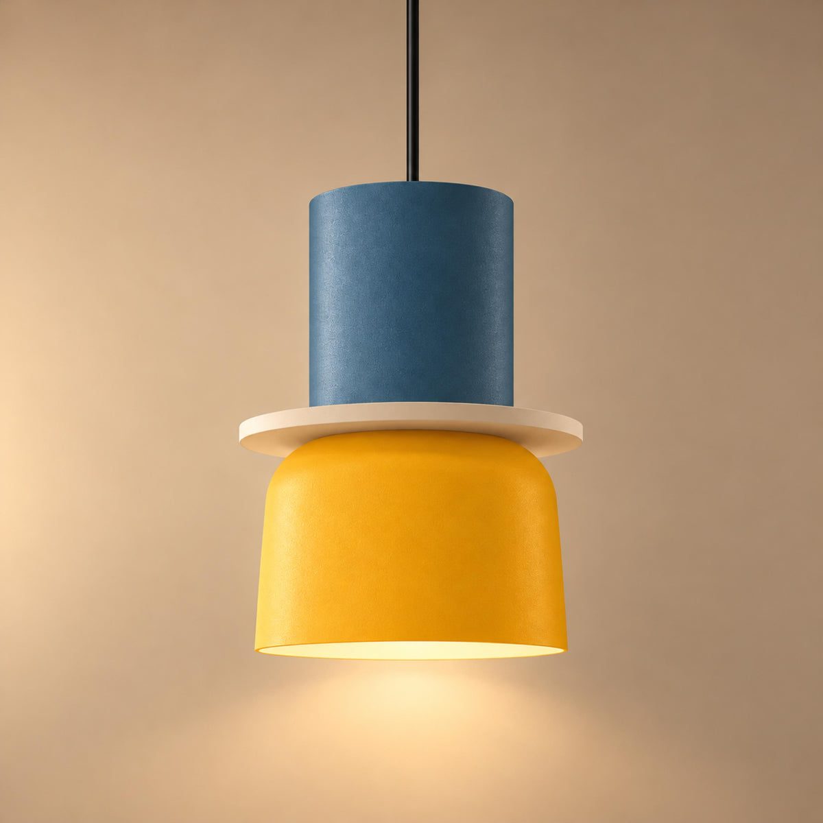 Modern Black Pendant Light Adjustable Metal Shade LED Pendant Lighting for Kitchen Island