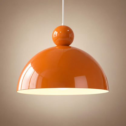 Modern Colorful Glass Pendant Light Adjustable Height LED Hanging Fixture for Kitchen Dining