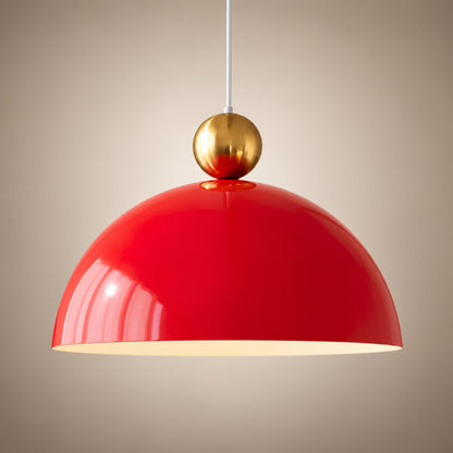 Modern Colorful Glass Pendant Light Adjustable Height LED Hanging Fixture for Kitchen Dining
