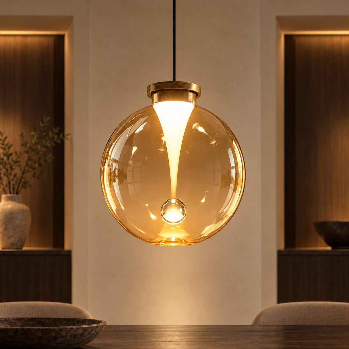 Modern Pendant Light Hanging Adjustable Metal Shade LED for Kitchen Dining Room