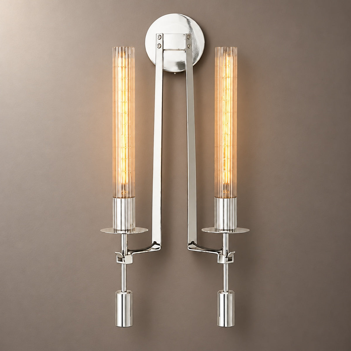 Classic Wall Light Wall Mounted Metal Frame Ambient Lighting Fixture for Indoor Use