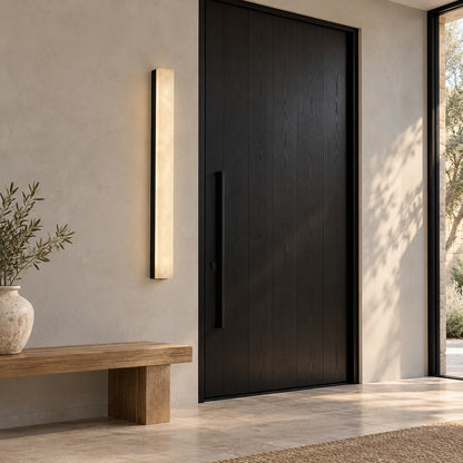 Modern Wall Light Wall Mounted Alabaster Glass LED Indoor Fixture for Elegant Illumination