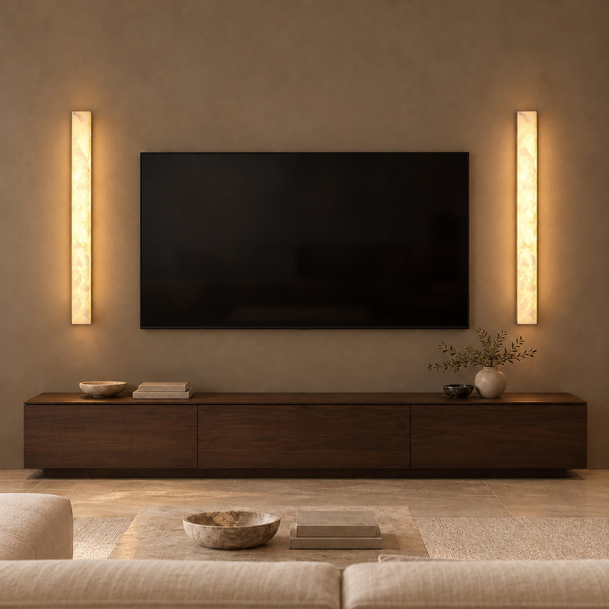 Modern Wall Light Wall Mounted Alabaster Glass LED Indoor Fixture for Elegant Illumination
