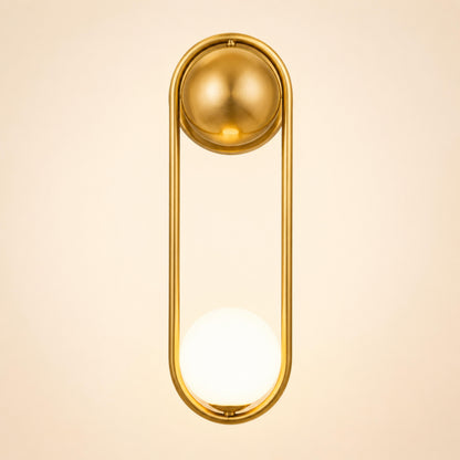 Modern Wall Light Sconce Wall Mounted Brass Glass LED Fixture Adjustable G9 Base 15cm Diameter