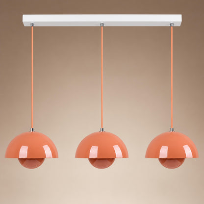 Modern Adjustable Black Pendant Light Hanging Metal LED for Kitchen and Home Lighting