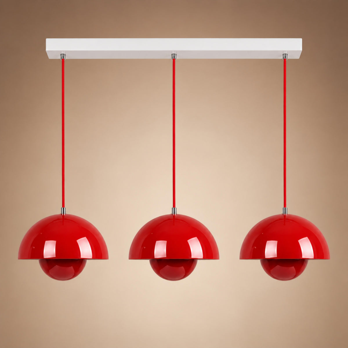Modern Adjustable Black Pendant Light Hanging Metal LED for Kitchen and Home Lighting