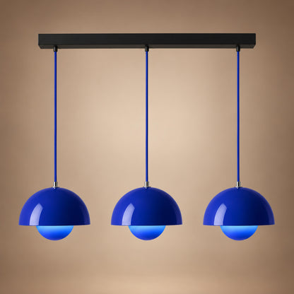 Modern Adjustable Black Pendant Light Hanging Metal LED for Kitchen and Home Lighting