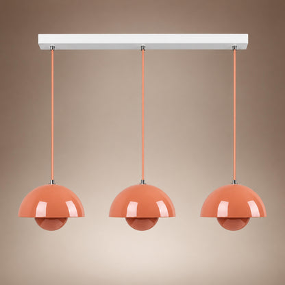Modern Adjustable Black Pendant Light Hanging Metal LED for Kitchen and Home Lighting