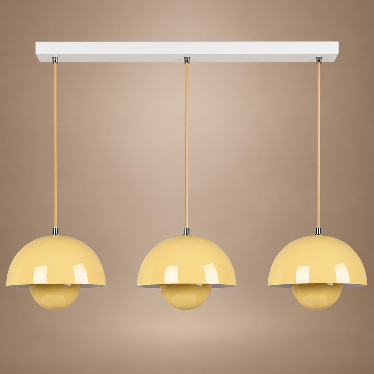 Modern Adjustable Black Pendant Light Hanging Metal LED for Kitchen and Home Lighting