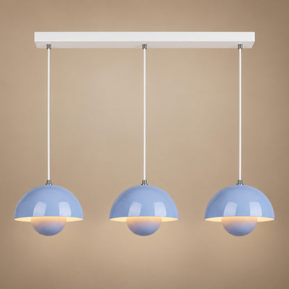 Modern Adjustable Black Pendant Light Hanging Metal LED for Kitchen and Home Lighting