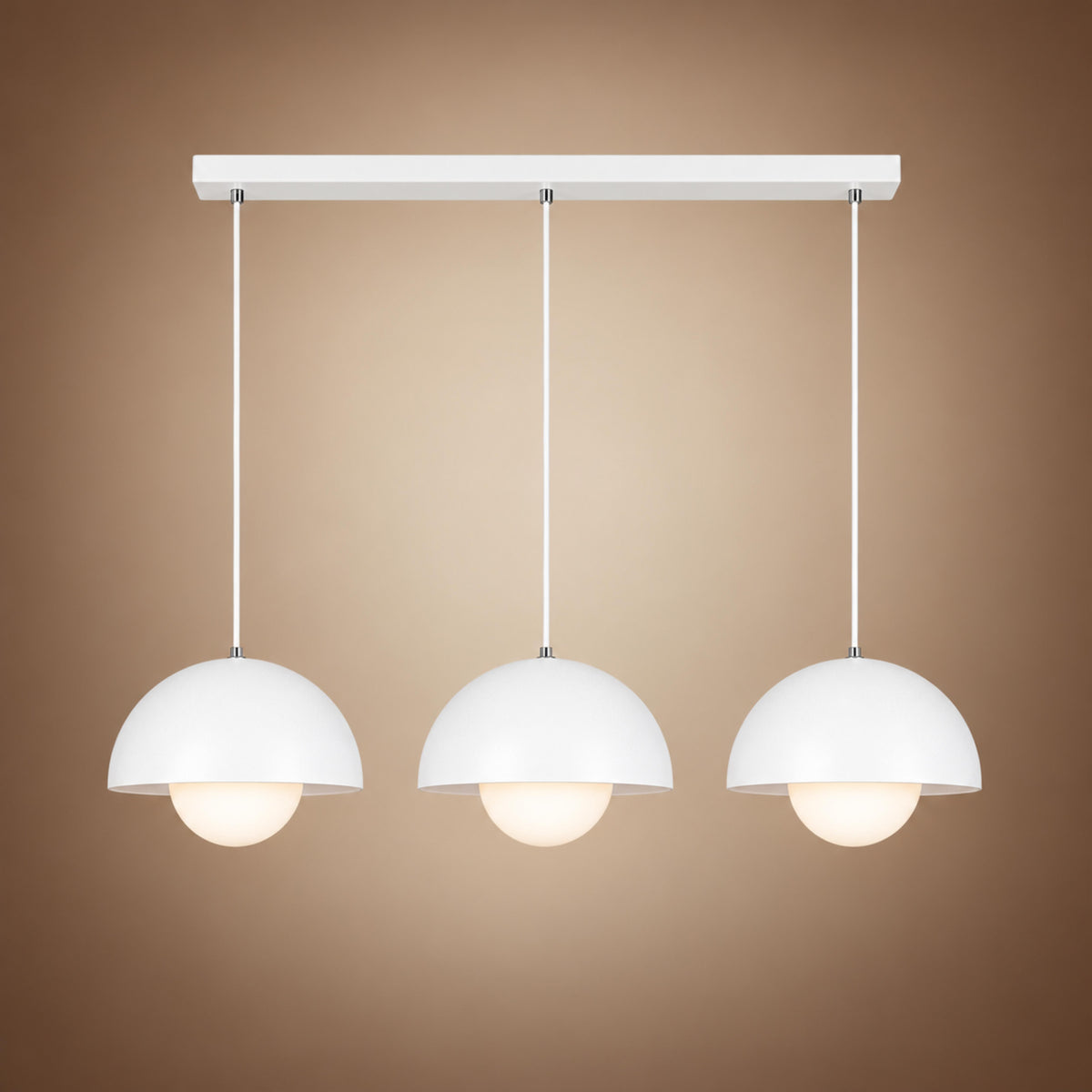 Modern Adjustable Black Pendant Light Hanging Metal LED for Kitchen and Home Lighting