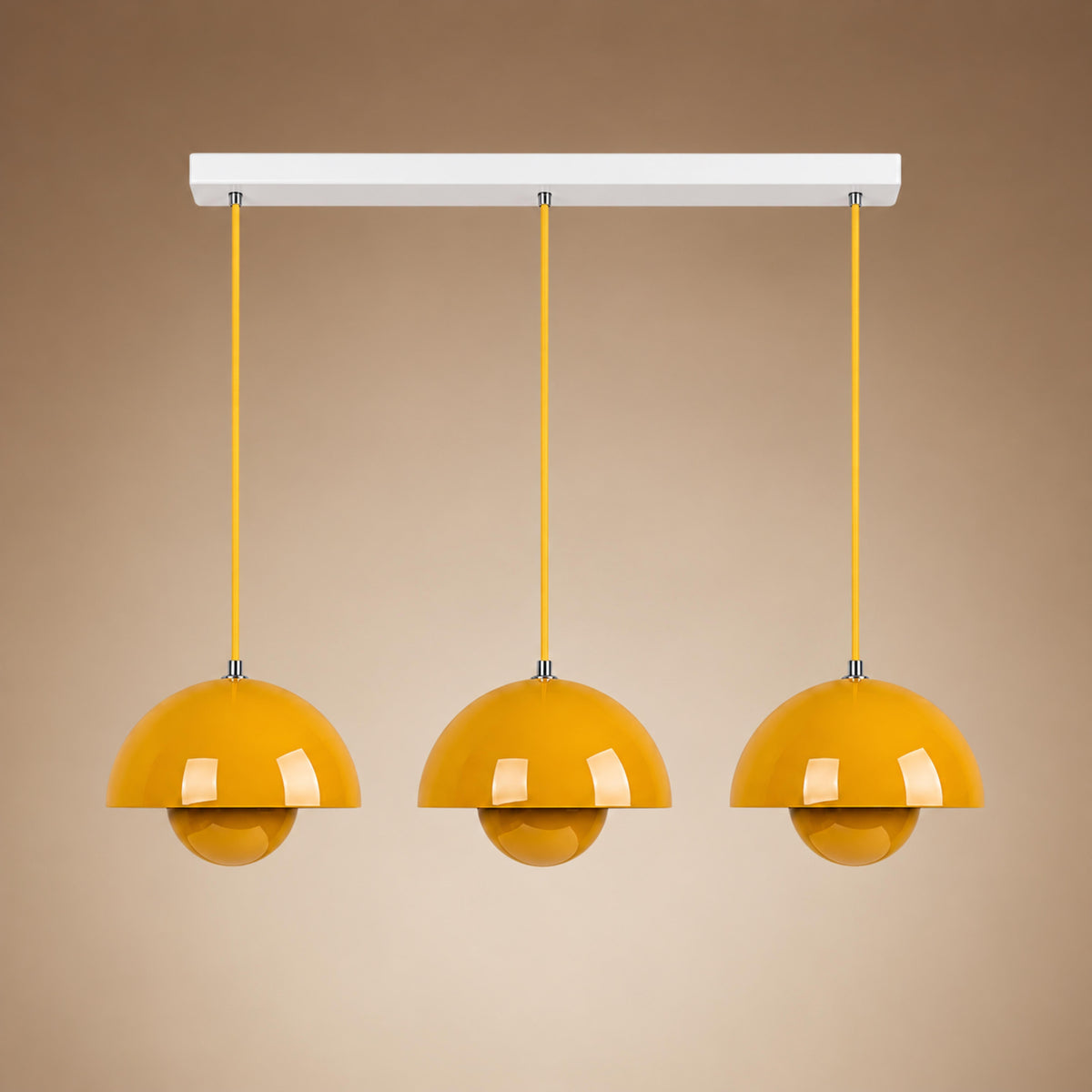 Modern Adjustable Black Pendant Light Hanging Metal LED for Kitchen and Home Lighting
