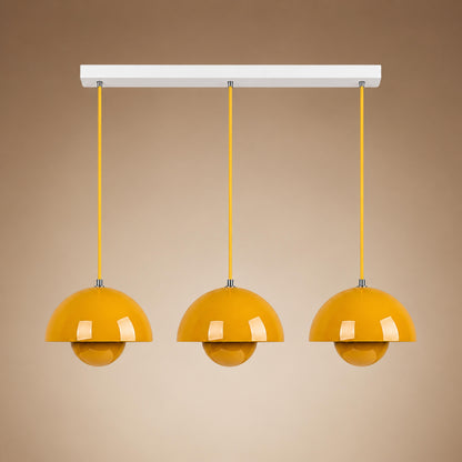 Modern Adjustable Black Pendant Light Hanging Metal LED for Kitchen and Home Lighting