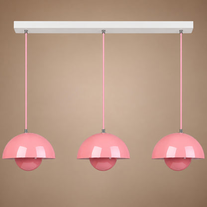 Modern Adjustable Black Pendant Light Hanging Metal LED for Kitchen and Home Lighting