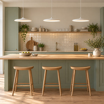 Modern Glass Pendant Lamp Hanging Light Adjustable LED Fixture for Kitchen Pendant Lighting