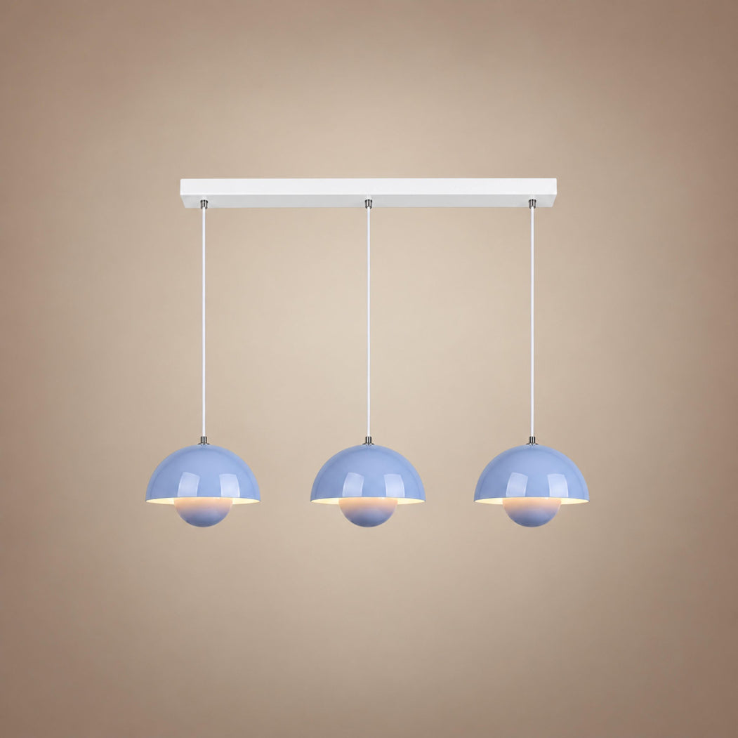 Modern Adjustable Black Pendant Light Hanging Metal LED for Kitchen and Home Lighting
