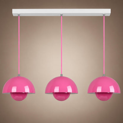 Modern Adjustable Black Pendant Light Hanging Metal LED for Kitchen and Home Lighting