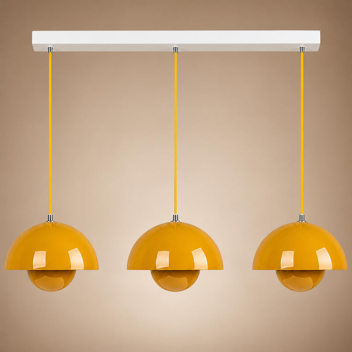 Modern Adjustable Black Pendant Light Hanging Metal LED for Kitchen and Home Lighting