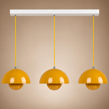Modern Adjustable Black Pendant Light Hanging Metal LED for Kitchen and Home Lighting