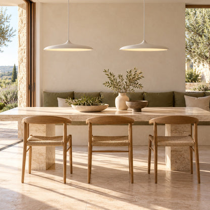 Modern Glass Pendant Lamp Hanging Light Adjustable LED Fixture for Kitchen Pendant Lighting