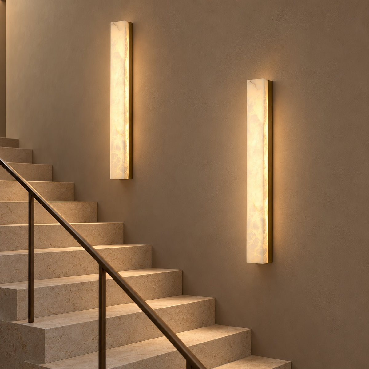 Modern Wall Light Wall Mounted Alabaster Glass LED Indoor Fixture for Elegant Illumination