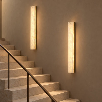 Modern Wall Light Wall Mounted Alabaster Glass LED Indoor Fixture for Elegant Illumination