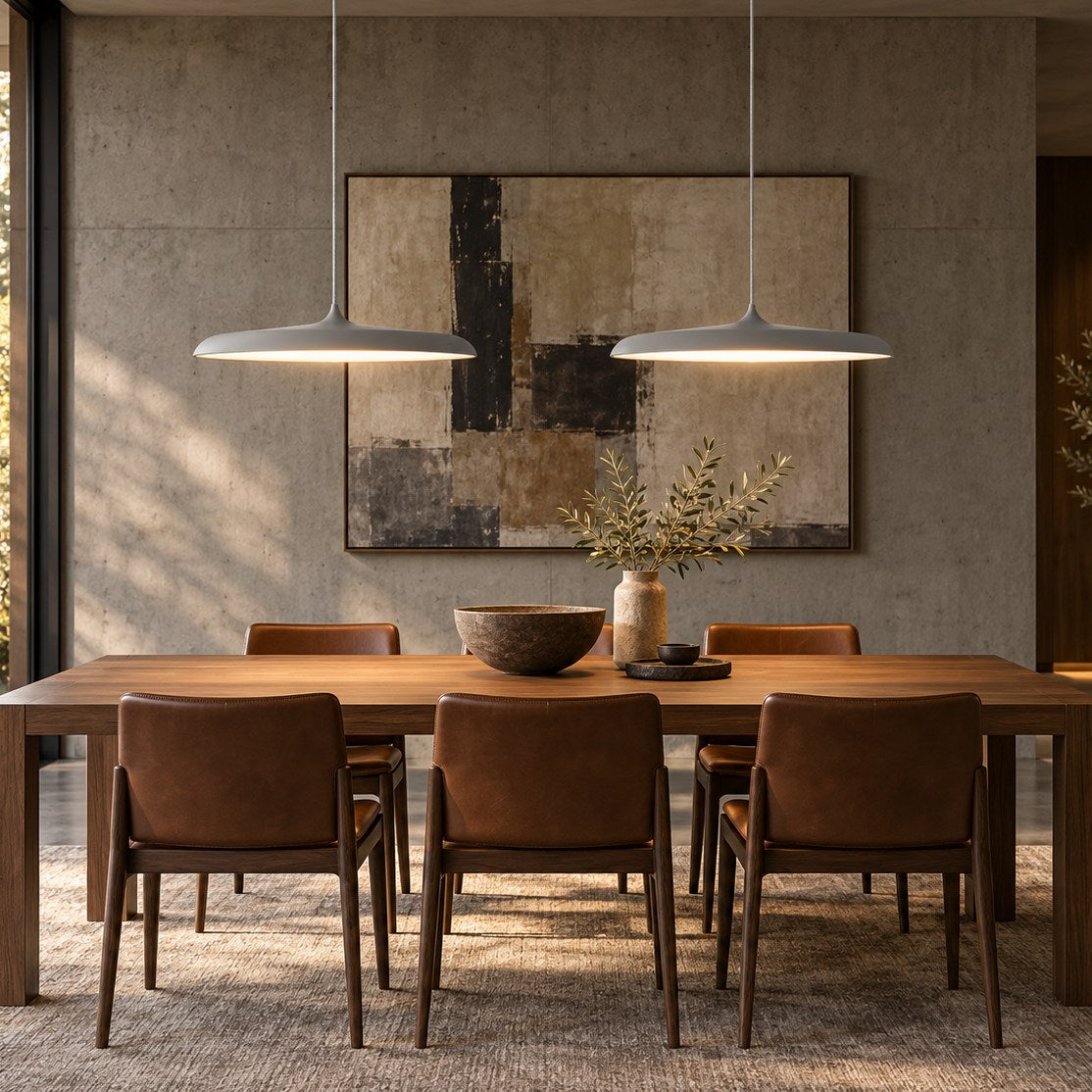Modern Glass Pendant Lamp Hanging Light Adjustable LED Fixture for Kitchen Pendant Lighting