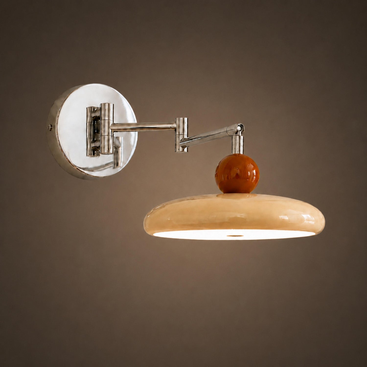 Modern Wall Sconce Lighting Adjustable Plug-in Metal Shade LED Compatible Wall Lamp