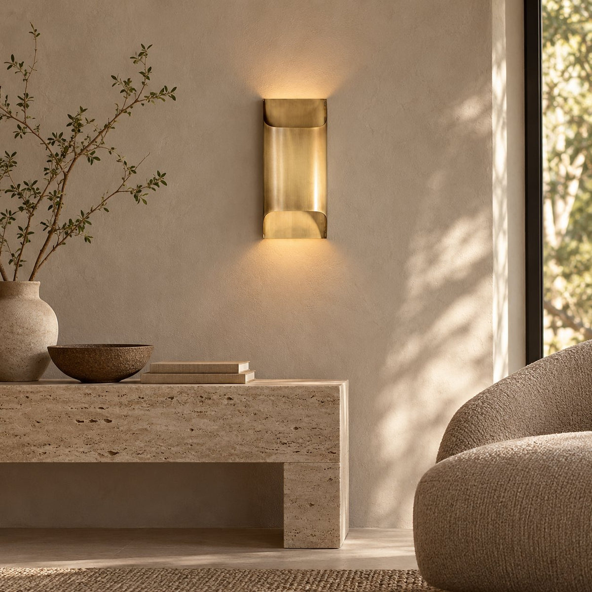 Modern Brass Wall Light Wall Mounted Metal Fixture Adjustable Lighting