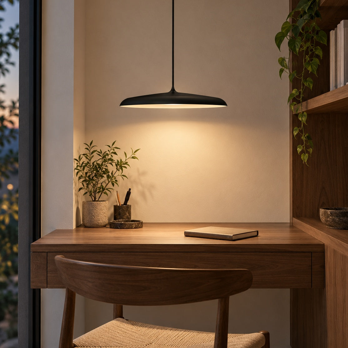 Modern Glass Pendant Lamp Hanging Light Adjustable LED Fixture for Kitchen Pendant Lighting