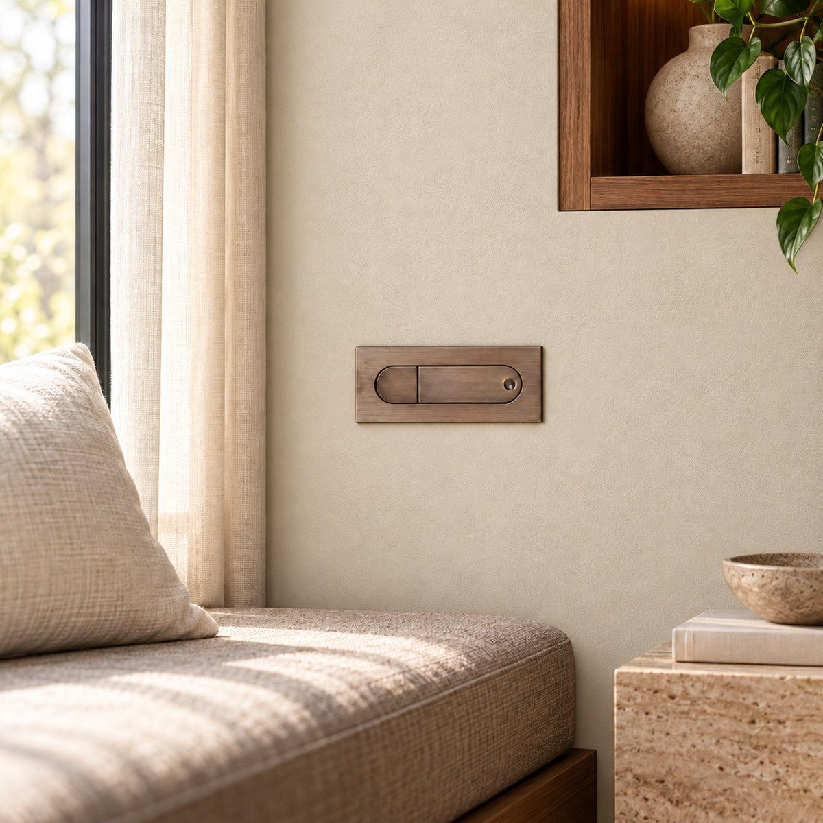 Modern LED Bedside Lamps Wall Mounted Metal Adjustable Arm for Focused Illumination