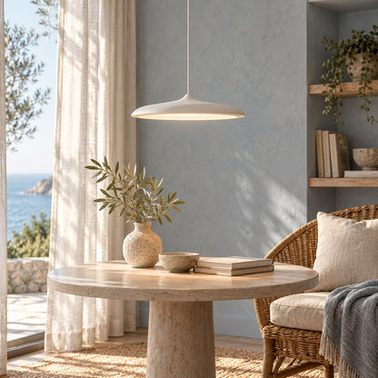 Modern Glass Pendant Lamp Hanging Light Adjustable LED Fixture for Kitchen Pendant Lighting