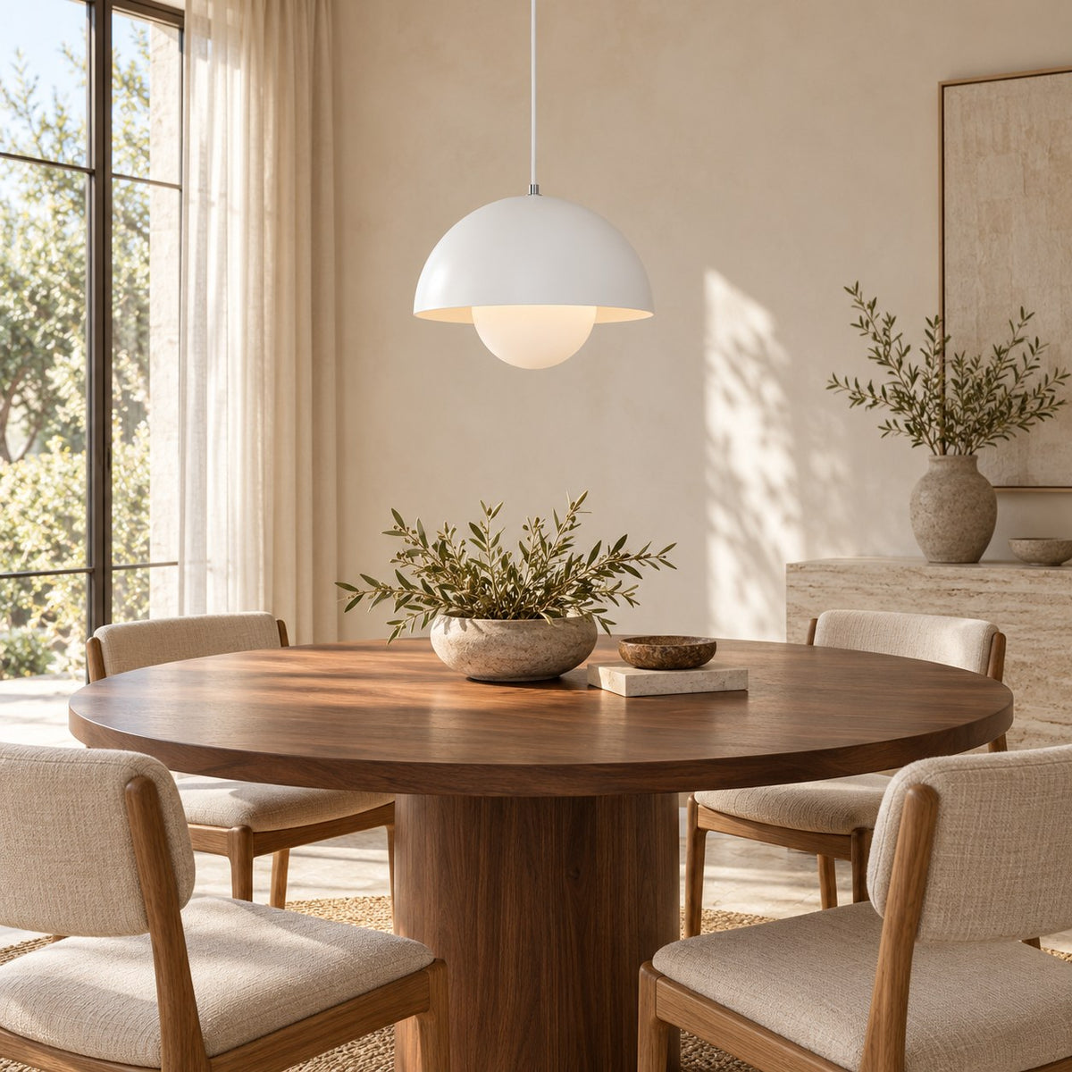 Modern Adjustable Black Pendant Light Hanging Metal LED for Kitchen and Home Lighting