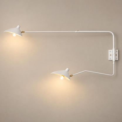 Modern Multi-Arm Wall Sconce Wall Mounted Metal Adjustable LED Wall Lighting Fixture