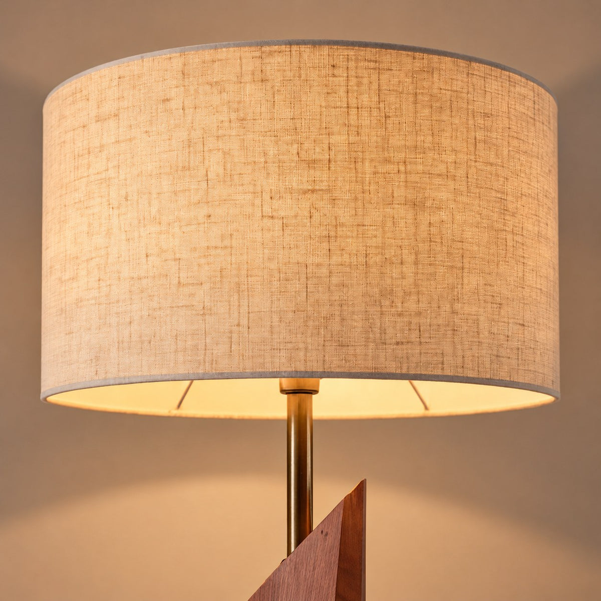 Modern Floor Lamp Adjustable Height Resin and Fabric Shade Dimmable for Living Room Ambient Lighting