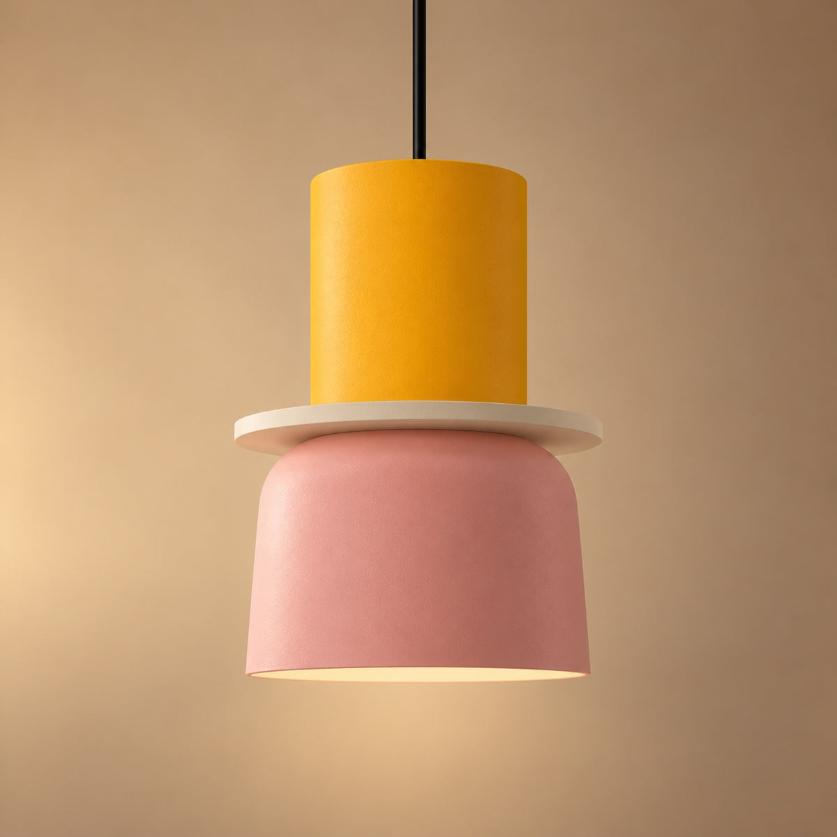 Modern Black Pendant Light Adjustable Metal Shade LED Pendant Lighting for Kitchen Island